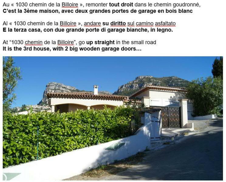 Bed & Breakfast Les Lillas Saint-Jeannet  Екстер'єр фото